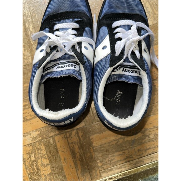 Saucony Jazz 81 S70539-10 Mens Blue Suede Lace Up Lifestyle Sneakers Shoes - Picture 3 of 6